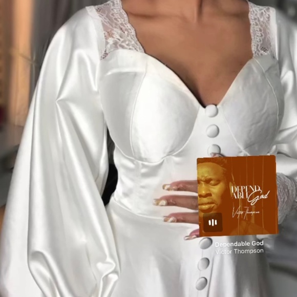 Wedding morning robe dress - Picture 2 of 4